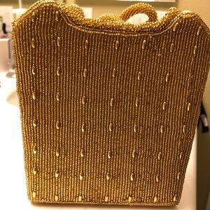 Valerie Stevens gold evening bag - NWT